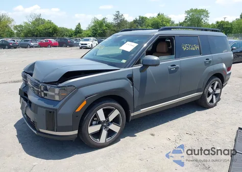 2025 Hyundai Santa Fe Hybrid Limited z USA, uszkodzony, nr VIN 5NMP3DG11SH033409